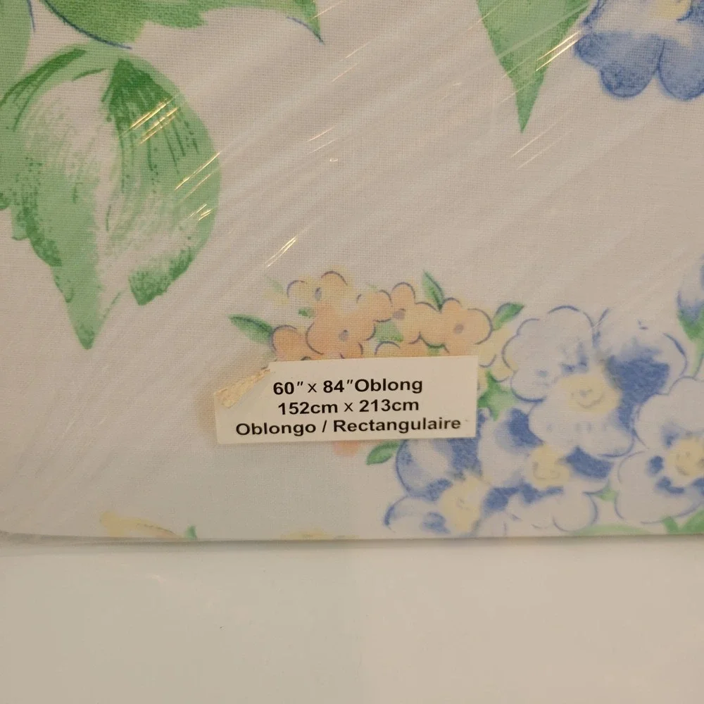 Spring Floral Tablecloth 60x84 